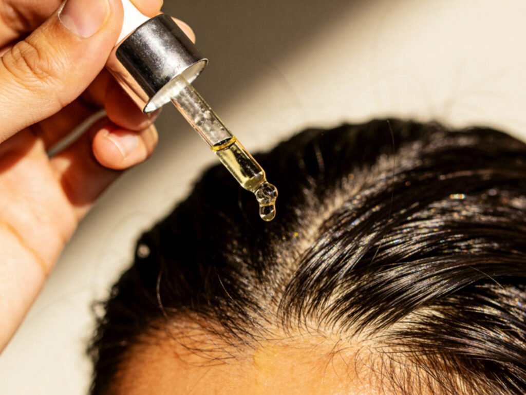 rosemary oil put on the scalp