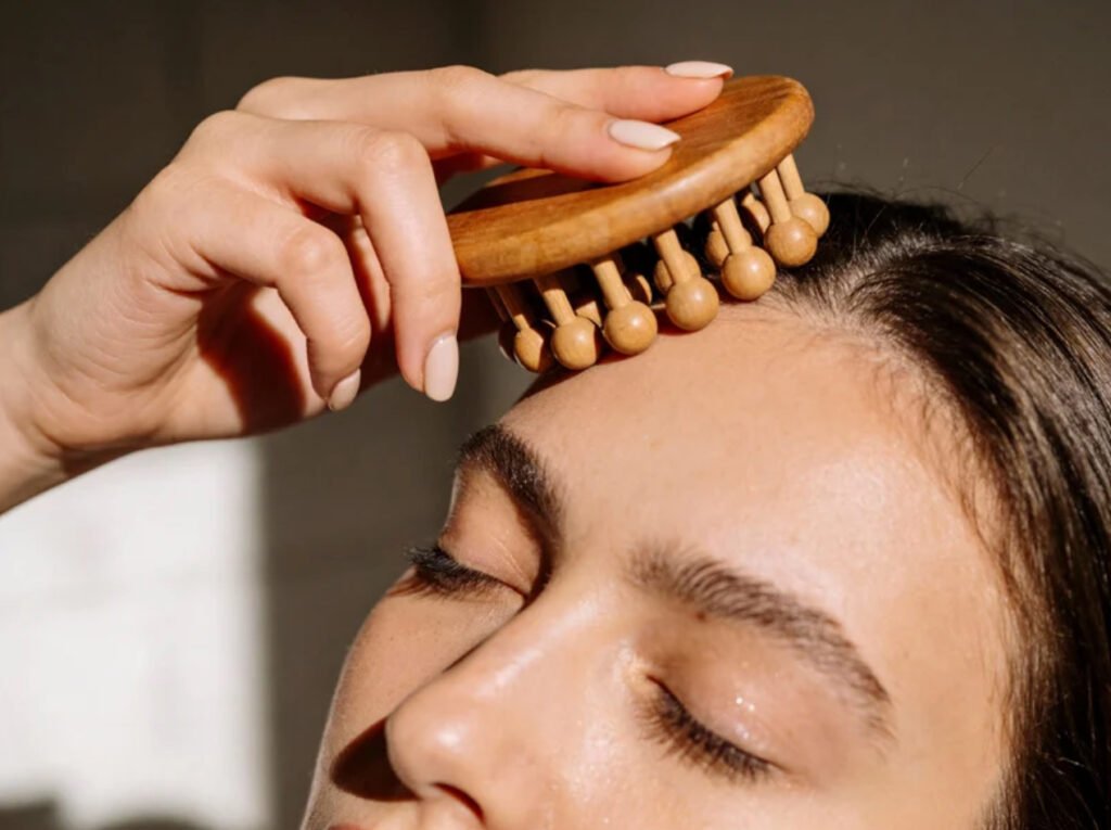 Scalp massage for hair growth